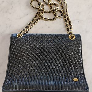 Bally Vintage Lambskin Flap Bag